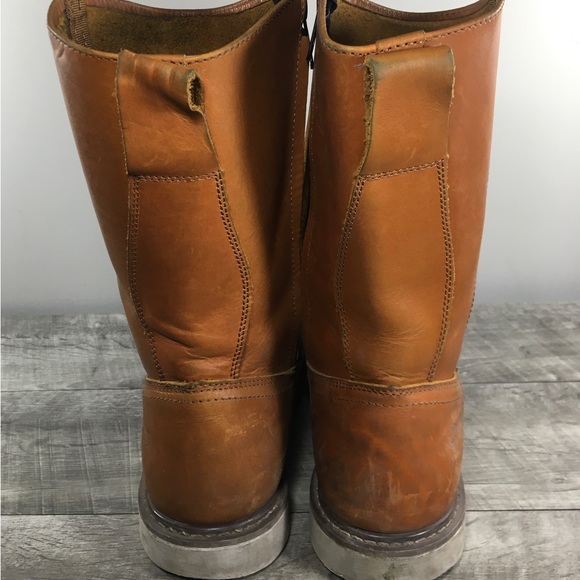 Field N Forest Men’s Leather Work Hunting Soft Toe Crepe Sole Boots Size 10.5 - Picture 7 of 11